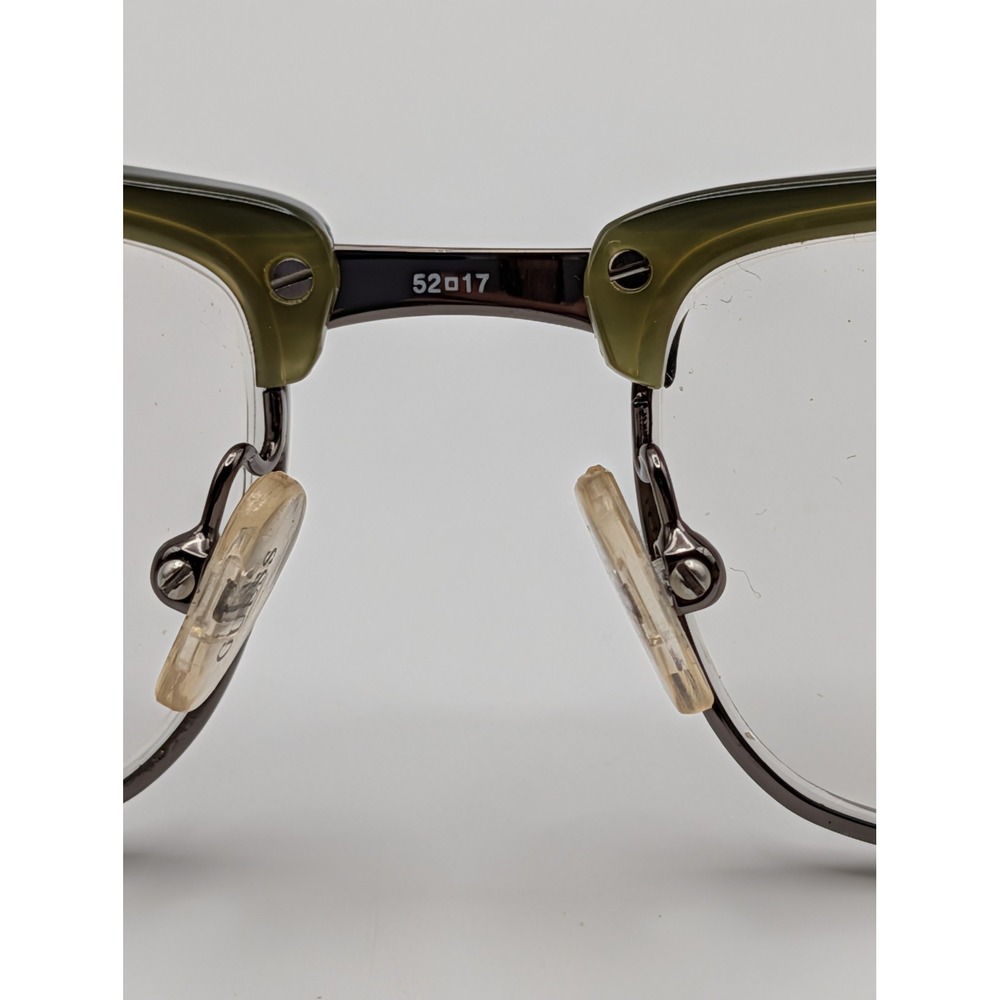 Guess GU1546 Eyeglass Frames Only Black Green Full Rim Rectangle 52-17-145 - Picture 10 of 16